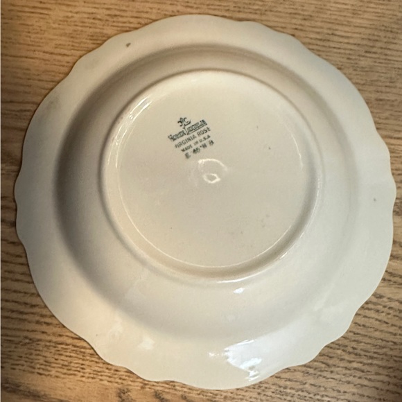 Homer Laughlin Virginia Rose bowls (2) see pics E45 N8 E44 N8 - Picture 3 of 9